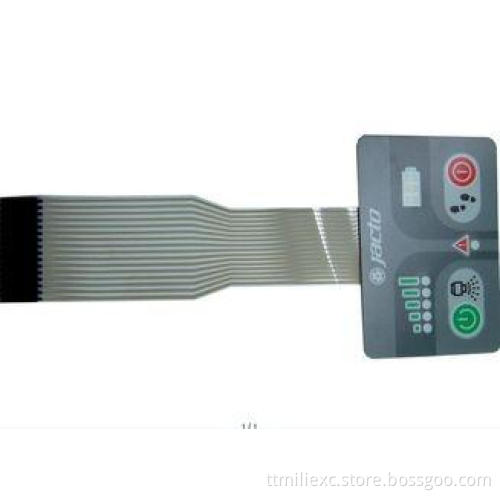 0.55mm Push Button Flexible Backlit Membrane Switch Autotex